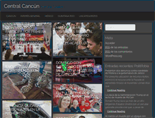 Tablet Screenshot of centralcancun.com.mx